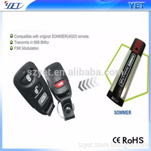 868Mhz compatible with Sommer sc2262 remote control parking barrier yet045